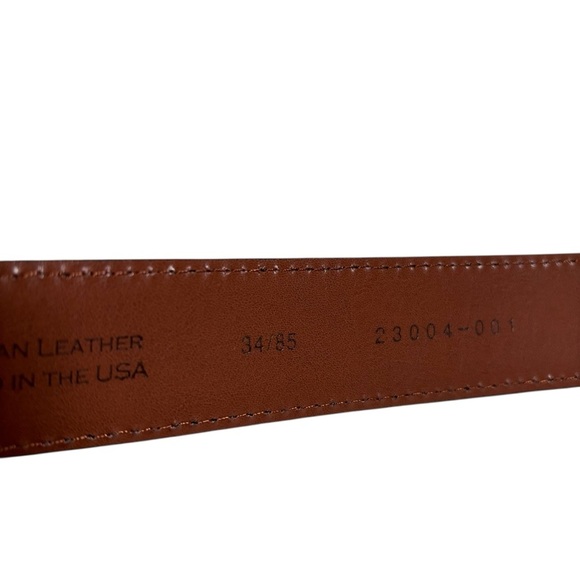 Jos. A. Bank Genuine Italian Leather Belt Office Workwear Casual Men’s Size 34 - Picture 12 of 16